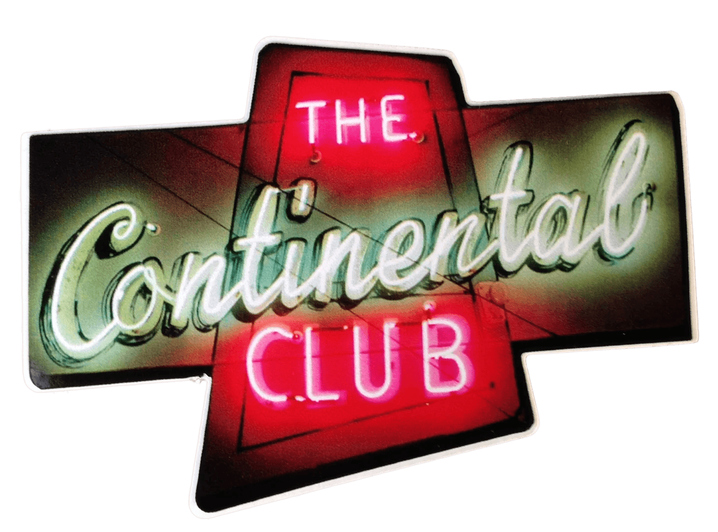 The Continental Club neon sign
