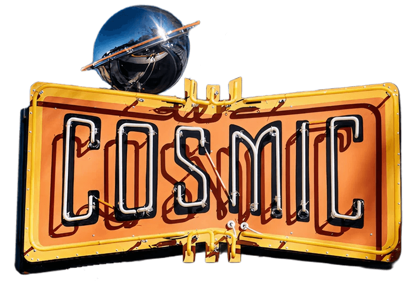 Cosmic Coffee neon sign