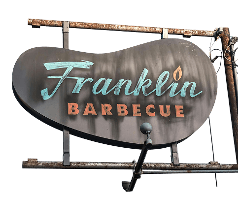 Franklin Barbecue sign